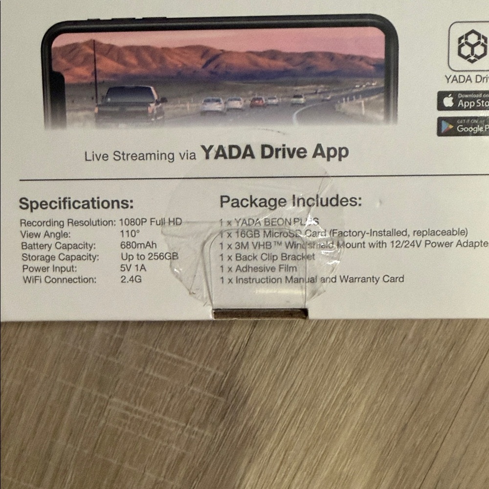 NEW YADA Beon 1080P FHD Dash & Capture Cam - Picture 5 of 5